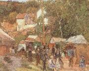 A Fair at the Hermitage near Pontoisem Camille Pissarro